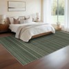 Modern Striped Area Rugs for Living Room, Washable Soft Non Slip Low Pile Rug - 2 of 4