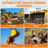 Heavy-Duty Bucket Tooth Bar, 6-Tooth Design for Loader Tractors & Skid Steers, Bolt-On Installation, Soil Digging - 4 of 4