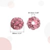 Unique Bargains Round Disco Shiny DIY Bracelet Necklace Rhinestone Clay Beads 100 Pcs - 2 of 4