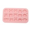 Unique Bargains Chocolate Mould 15-Cavity Animal Faces Candy Mould Hand Wash 5.98"x3.46"x0.43" 1 Pc - 3 of 4