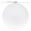 Smarty Had A Party 10.25" White Organic Plastic Dinner Plates - 120 pcs - 3 of 4