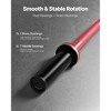 VEVOR 4FT Barbell Bar, Fits 2-Inch Weight Plates, Barbell Bar with Knurled Grip for Strength Training, Weightlifting, 550lbs/226kg Capacity, Red - 4 of 4