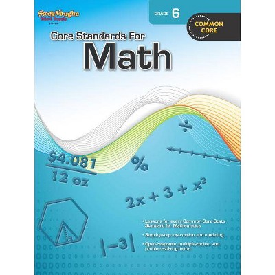 Core Standards for Math Reproducible Grade 6 - by  Houghton Mifflin Harcourt (Paperback)