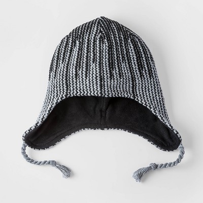 Boys' Fleece Rib Hat - All in Motion™ Black
