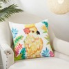 Saro Lifestyle Parakeet Pillow - Down Filled, 20" Square, Multi - 3 of 3