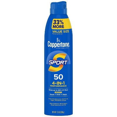 Coppertone Sport Sunscreen Spray - SPF 50 - 7.3oz Value Size