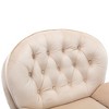 CAVINAS 360° Swivel Accent Chair with Ottoman,Modern Lazy Chair for Living Room,Upholstered Armchair with Metal Base,Living Room Furniture - 2 of 4