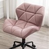 APRILSOUL29.50"Diamond Tufted Adjustable Swivel Office Chair - 3 of 4