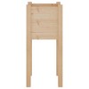 vidaXL Garden Planters 2 pcs White 60x31x31 cm Solid Pinewood - 4 of 4