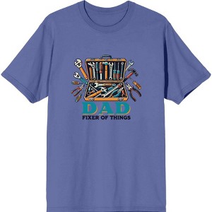 Dad Fixer Of Things
 Adult Crew Neck Short Sleeve Tee - 1 of 3