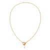 Adornia Tarnish Resistant 18k Gold Plated Freshwater Pearl Toggle Necklace - 4 of 4
