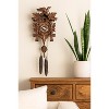 9" Traditional Wooden Cuckoo Clock with Pendulum & Night Shut-Off Feature By River City Clocks - 3 of 3