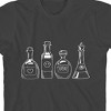 Kids Halloween Apothecary Bottles Youth Charcoal Short Sleeve Crew Neck Tee - 2 of 3