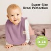 KeaBabies 8-Pack Hallo Baby Drool Bibs , Baby Bibs for Boys, Girls, Pull-on Bibs for Baby Boy, Baby Girl, Baby Bib Unisex - 2 of 4