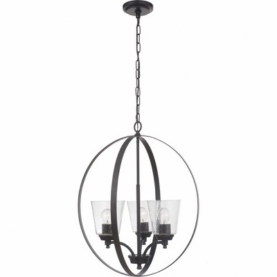 Craftmade Lighting Tyler 3 - Light Chandelier in  Flat Black