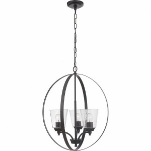Craftmade Lighting Tyler 3 - Light Chandelier in  Flat Black - 1 of 1