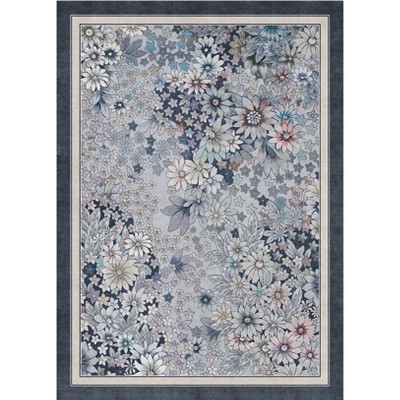 Fulvari Area Rug,Rugs for Living Room & Bedroom,Bohemian Washable Rug with TPR Gripper,Recycled Polyester Low-Pile Pet & Kid Safe