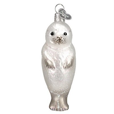 Old World Christmas Glass Blown Ornament, Seal Pup