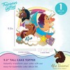 Treasures Gifted Afro Unicorn Cake Topper - Afro Unicorn Birthday Party Supplies - 2 of 4
