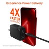HyperGear SpeedBoost 25W USB-C PD + 12W USB Fast Wall Charger with PPS | Black - 2 of 4