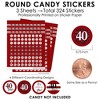 Big Dot of Happiness We Still Do - 40th Wedding Anniversary - Anniversary Party Small Round Candy Stickers - Party Favor Labels - 324 Count - 3 of 4