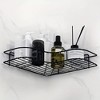 OBOKATA-Two wall mounted bathroom shelves, black - 4 of 4