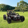 24V Kids Electric UTV, Kids Ride-on Toy Vehicle, 130W Powerful Electric Vehicle with Remote Control, LED Lights, Shock Absorber, Music - 3 of 4