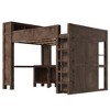 Polibi Queen Loft Bed with Built-in Wardrobe, Desk, USB Charging Headboard & Storage Shelf - 4 of 4