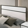 5pc Pape Modern Bedroom Set with USB Ports White/Metallic Gray - miBasics - 3 of 4