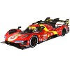 Ferrari 499P Hypercar #50 "Ferrari AF Corse" "24 Hours of Le Mans" (2023) with DISPLAY CASE 1/18 Model Car by BBR - 2 of 4