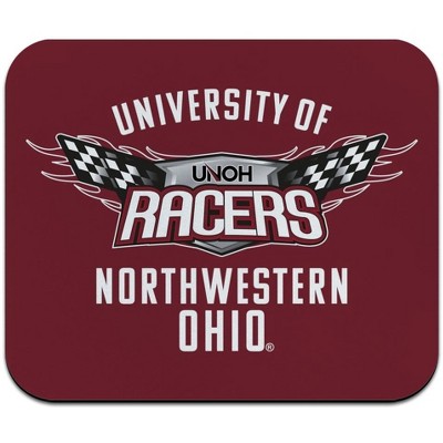 University of Northwestern Ohio Racers Logo Low Profile Thin Mouse Pad