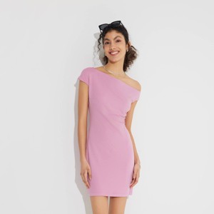 Women's Knit Mini Bodycon Dress - Wild Fable™ - 1 of 4
