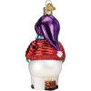Old World Christmas Glass Blown Ornament for Christmas Tree, Snowman with Crutches - 3 of 4