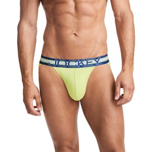 ハ*チ様 JOCKEY SLIM GUY ストリングビキニ 5パック Jockey Men's Sport Stability Pouch Microfiber String Bikini 2XL