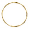 Black Bow Jewelry 3mm 14k Yellow Gold Twisted Slip-on Bangle Bracelet - 2 of 4