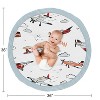 Sweet Jojo Designs Boy Baby Tummy Time Playmat Airplane Red Blue and White - 4 of 4