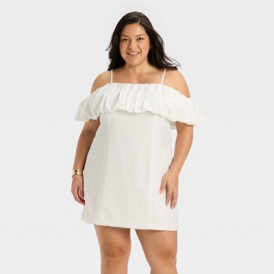 Women's Ruffle Mini A-Line Dress - A New Day™