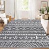 Washable Area Rug, Living Room Rug for Bedroom, Soft Boho Rug Non Slip Geometric Indoor Floor Carpet for Home Office Kitchen - 4 of 4