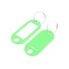 Unique Bargains Split Ring Plastic ID Label Name Key Tag Green 50 Pcs - 3 of 4