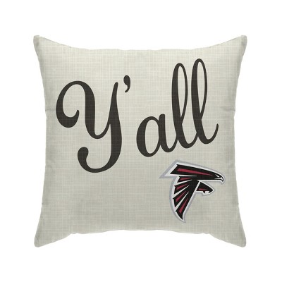 NFL Atlanta Falcons Y'all Decorative Throw Pillow