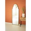 Full-Length Modern Brass Arch Mirror – 70.5" Tall by Kalalou - 2 of 3