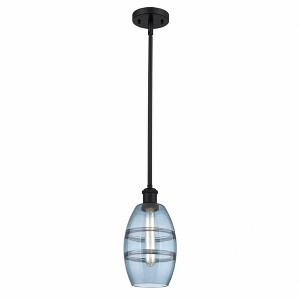 Vaz - 1 Light Stem Hung Mini Pendant In Industrial Style-8.13 Inches Tall and 5.88 Inches Wide - 1 of 1