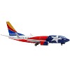 Boeing 737-700 Commercial Aircraft "Southwest Airlines" Texas Flag Livery Gemini 200 1/200 Diecast Model Airplane by GeminiJets - 2 of 4