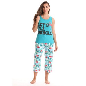 Just Love 100% Cotton Capri and Pant Sets Women Sleepwear - PJ Set - 1 of 3