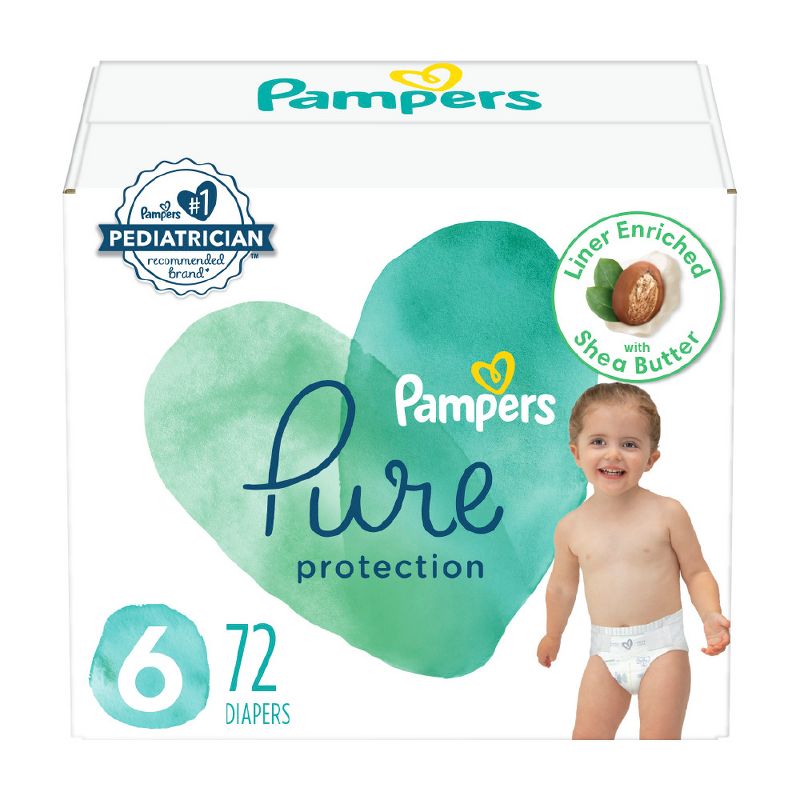 Pampers Pure Protection Diapers - (Select Size and Count), 1 of 21