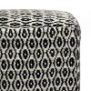 NicBex Modern Square Woven Pouf Ottoman Soft and Comfortable utdoor/Indoor Footstool for Living Room, Bedroom,  Black/White - 4 of 4