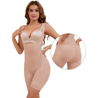 INSPIRE CHIC Women's Butt Lifter Thigh Slimmers Tummy Control Bust Back Support Body Shapers