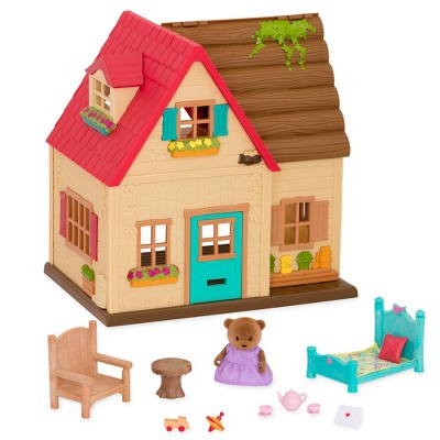 Li'l Woodzeez Toy House With Animal 