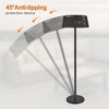 ZACHVO 3 Heat Settings (MAX 1500W) Woven Shade Halogen Outdoor Standing Electric Patio Heater with Tip-Over Safety,Shower-Proof Design,Black - 4 of 4