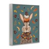 Stupell Industries Festive Autumnal Hare Black Framed Giclee Art - 3 of 4